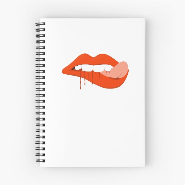 Item preview, Biting red lip and blood designed and sold by Smileycreation.
