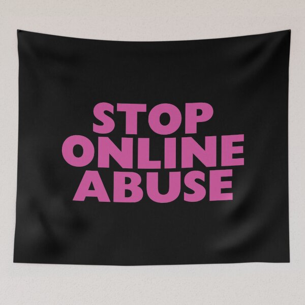 Item preview, Stop Online Abuse - Purple designed and sold by crazycollective.