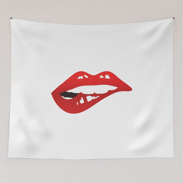 Item preview, Biting red lip  designed and sold by Smileycreation.