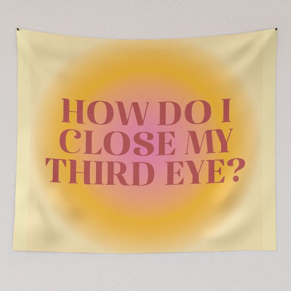 Item preview, How Do I Close My Third Eye? designed and sold by cuteviscera.