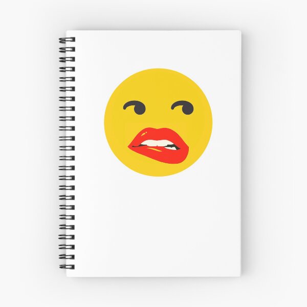 Item preview, Biting red lip emoji designed and sold by Smileycreation.