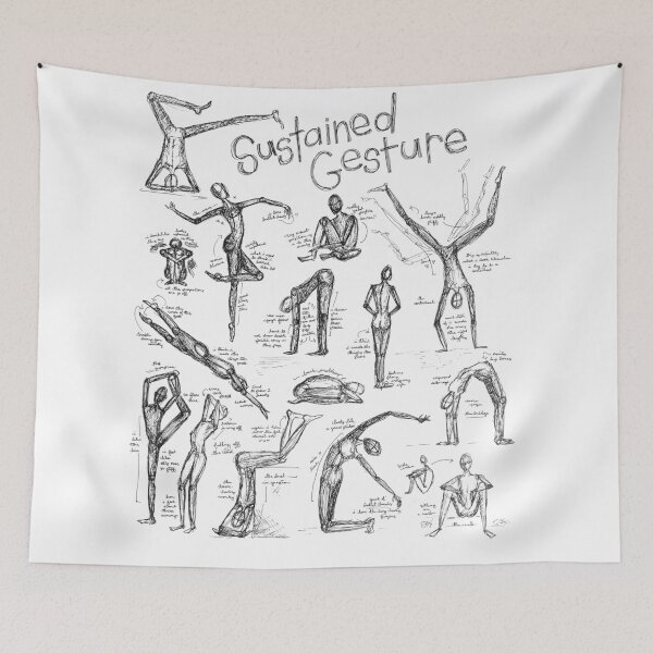 Item preview, Dancing Sketched Figures designed and sold by Lauren Kester.