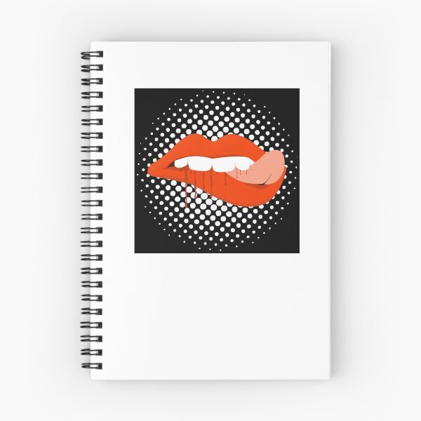 Item preview, Biting red lip designed and sold by Smileycreation.