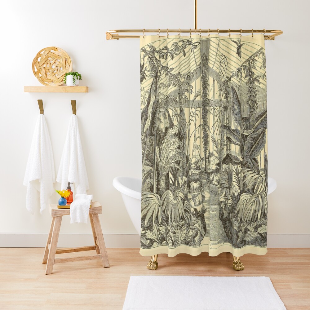 Naturalist Fish Chart Shower Curtain by Blue Specs Studio