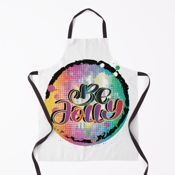 Item preview, Be Jolly Colorful Calligraphy designed and sold by Nobiya.