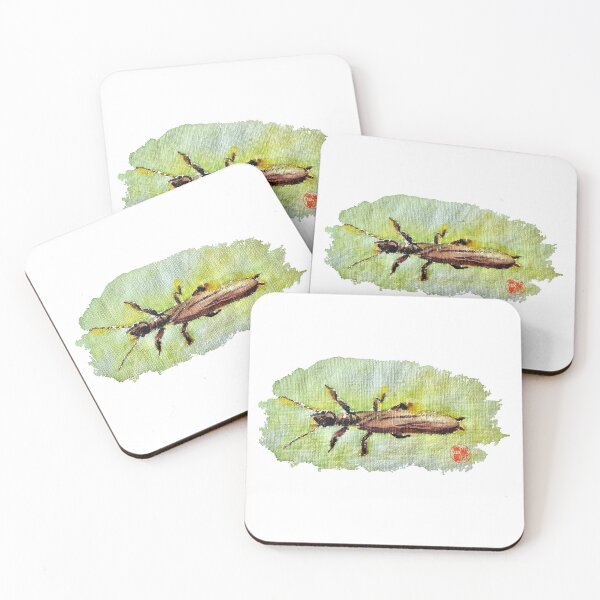 Item preview, Watercolor webspinner insect designed and sold by bananecamembert.