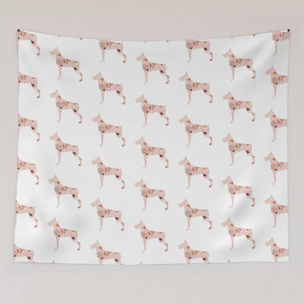 Item preview, Floral Doberman designed and sold by Etherfolk.