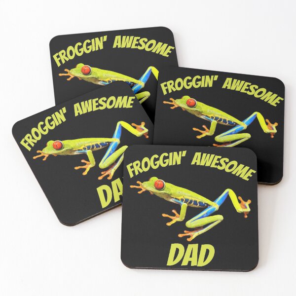 Item preview, Froggin' Awesome Dad Frog shirt for Father's day Gift designed and sold by All Things Wild.