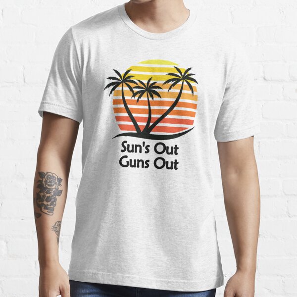 Suns out Guns Out! Summer gifts for men who love to workout Kids T-Shirt  for Sale by BRtisticDesigns