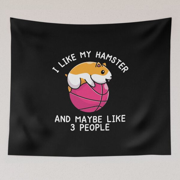 Item preview, I Like My Hamster And Maybe Like 3 People designed and sold by designeclipse.