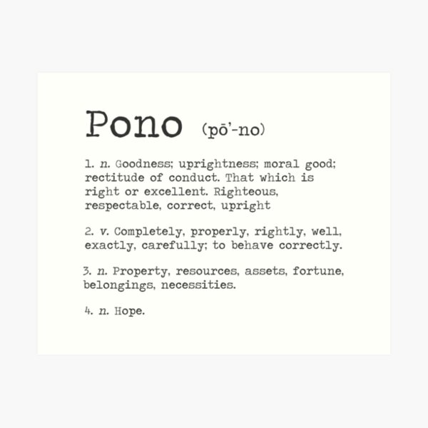 Item preview, Pono Definition designed and sold by Villaflor.