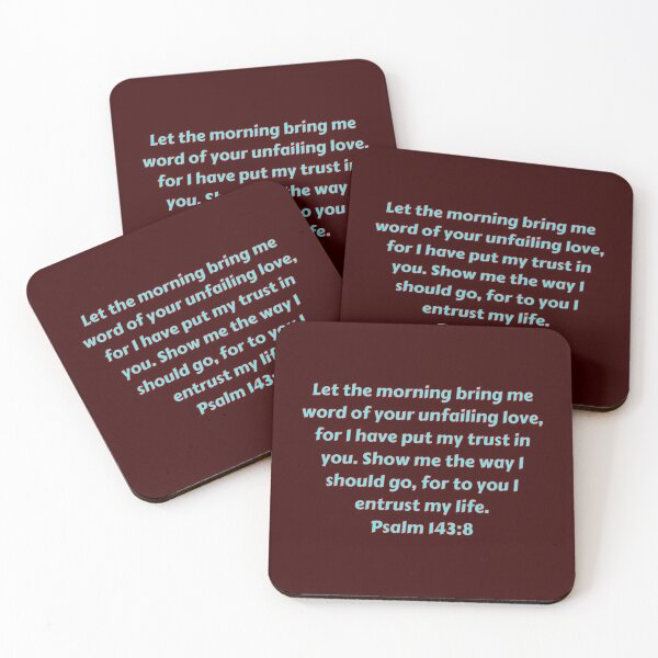 Item preview, Bible Verse Psalm 143:8 designed and sold by Prayingwarrior.
