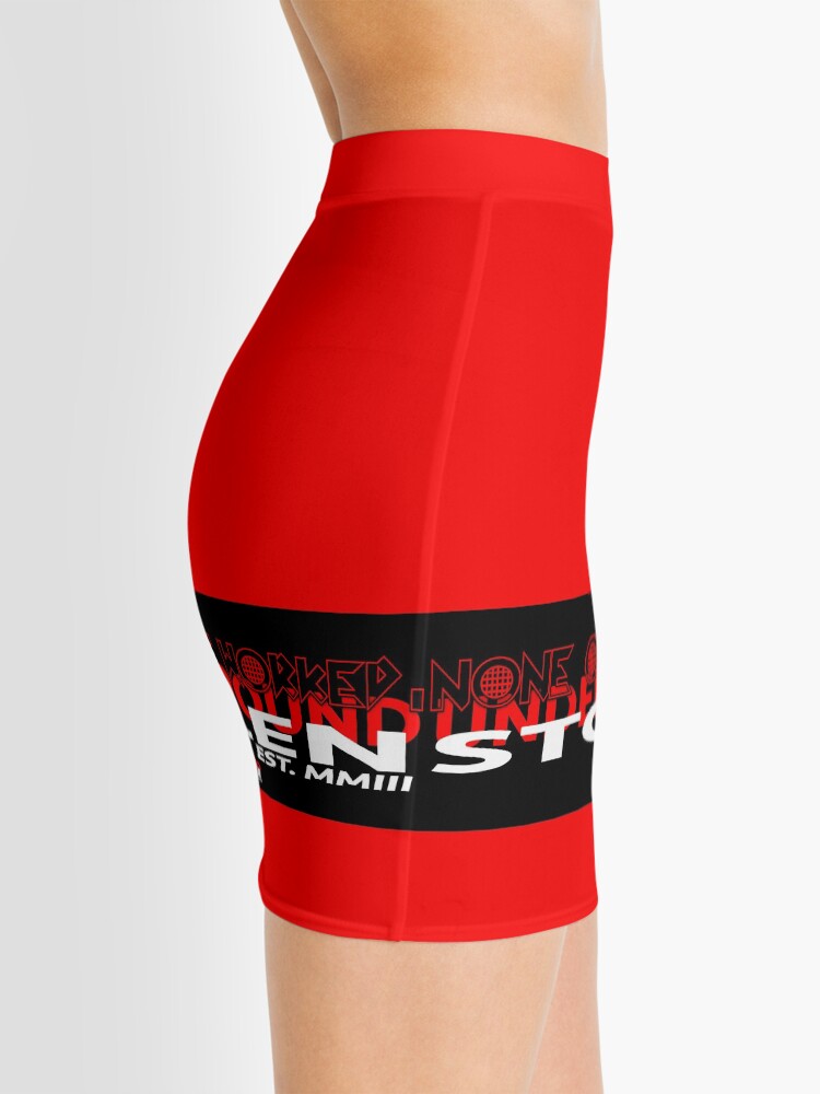 Alternate view of RED COLLECTION NONE OF IT WORKED! Mini Skirt