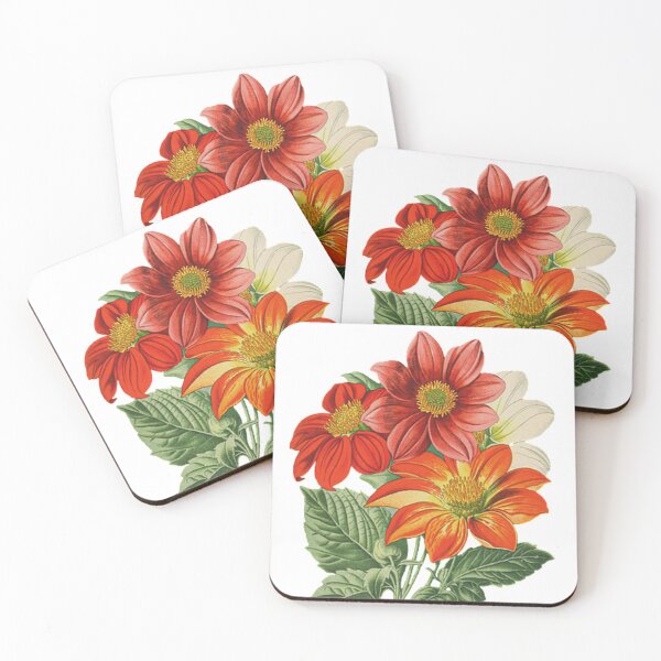 Item preview, Dahlia Bouquet In Red designed and sold by OByD.