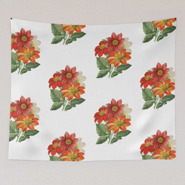 Item preview, Dahlia Bouquet In Red designed and sold by OByD.