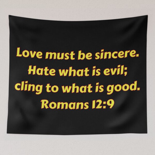 Item preview, Bible Verse Romans 12:9 designed and sold by Prayingwarrior.