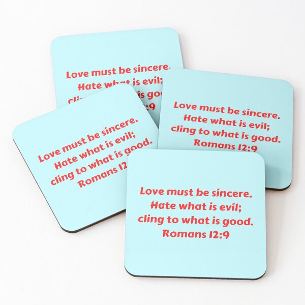 Item preview, Bible Verse Romans 12:9 designed and sold by Prayingwarrior.