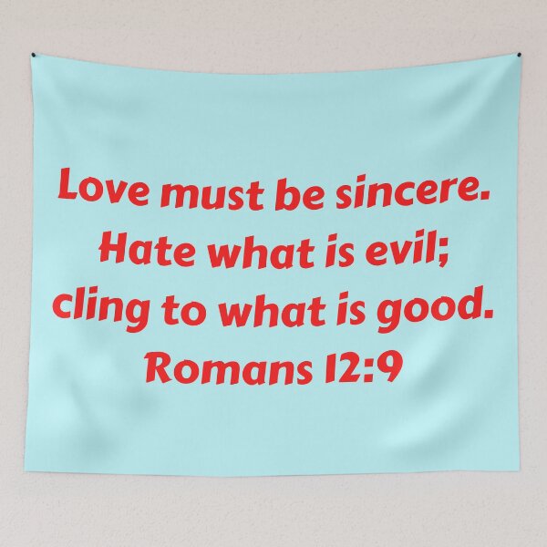 Item preview, Bible Verse Romans 12:9 designed and sold by Prayingwarrior.