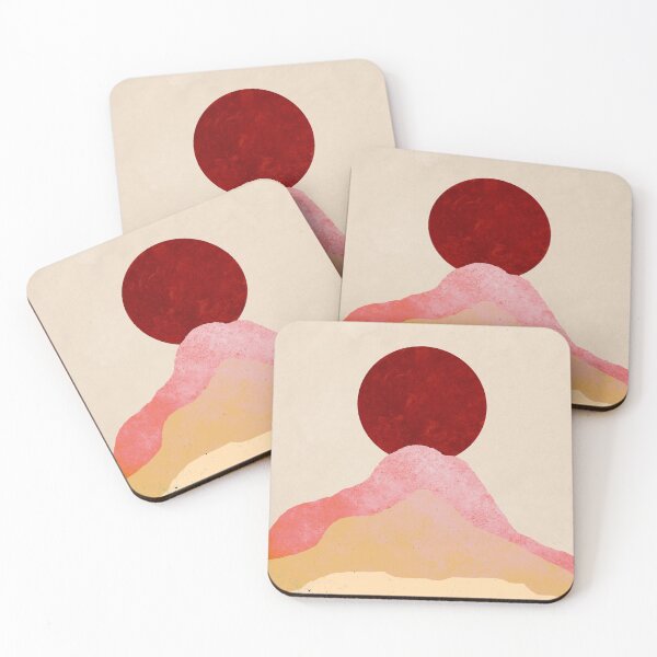 Item preview, Abstract Modern Minimal Mountain Landscape designed and sold by ind3finite.