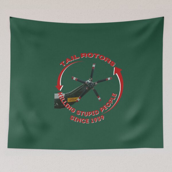 Item preview, Tail Rotors Killing Stupid People designed and sold by SmartTShirtTime.