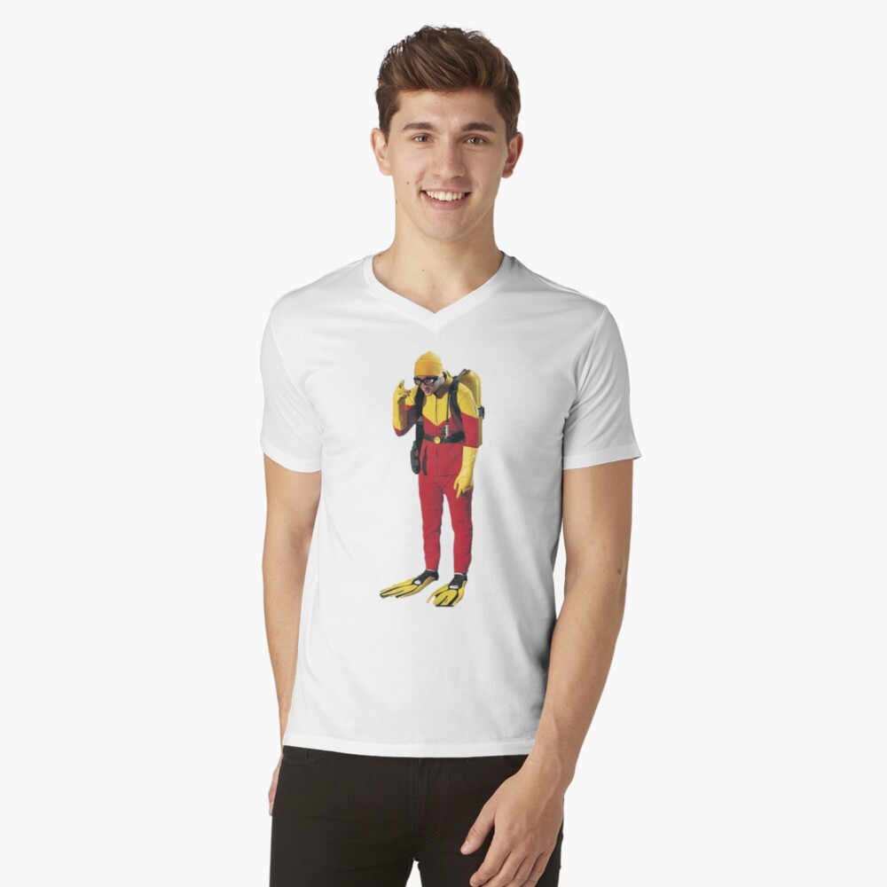 Item preview, V-Neck T-Shirt designed and sold by froggyleggs.