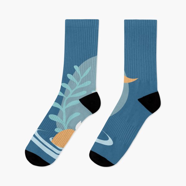 Item preview, Moon Firefly Plants Water Minimalism Blue designed and sold by Anna Lemos.