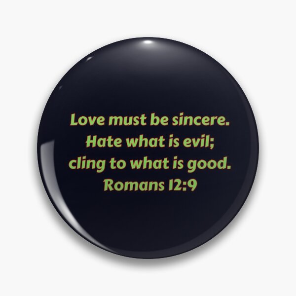 Item preview, Bible Verse Romans 12:9 designed and sold by Prayingwarrior.