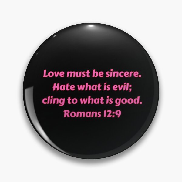 Item preview, Bible Verse Romans 12:9 designed and sold by Prayingwarrior.