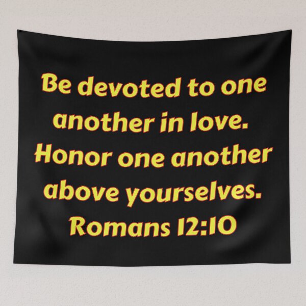 Item preview, Bible Verse Romans 12:10 designed and sold by Prayingwarrior.