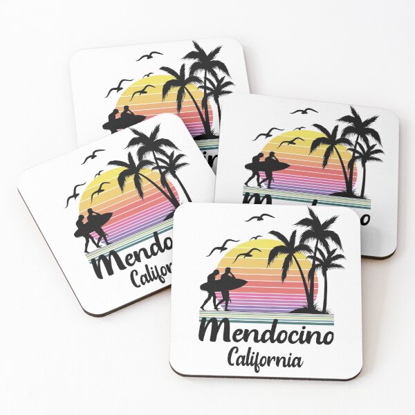 Item preview, Mendocino California Seaside Retro Sunset designed and sold by Home-Spirit.
