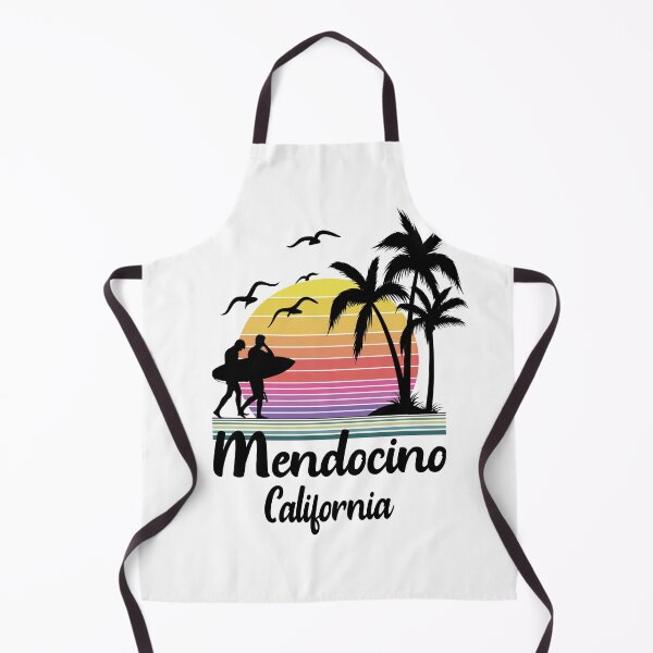 Item preview, Mendocino California Seaside Retro Sunset designed and sold by Home-Spirit.