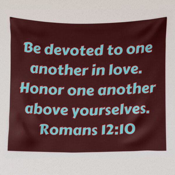 Item preview, Bible Verse Romans 12:10 designed and sold by Prayingwarrior.