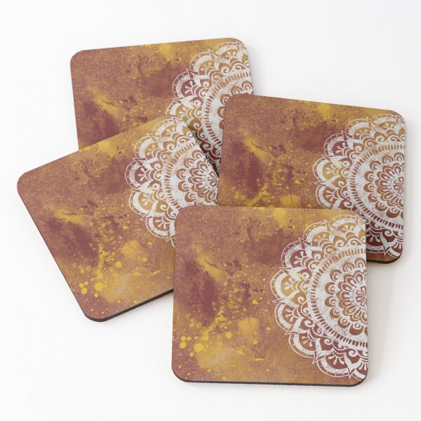Item preview, Sunset Mandala on Saffron designed and sold by ArtByDrax.