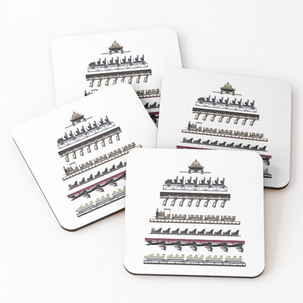 Item preview, Phantasialand Coaster Trains Design designed and sold by CoasterMerch.