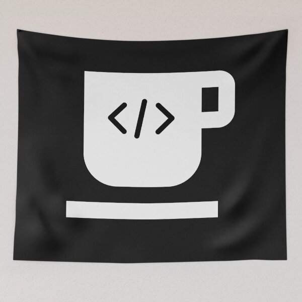 Aperçu de l'œuvre Café + Codage. Les programmeurs aiment le café. créée et vendue par OliOuterBrands.