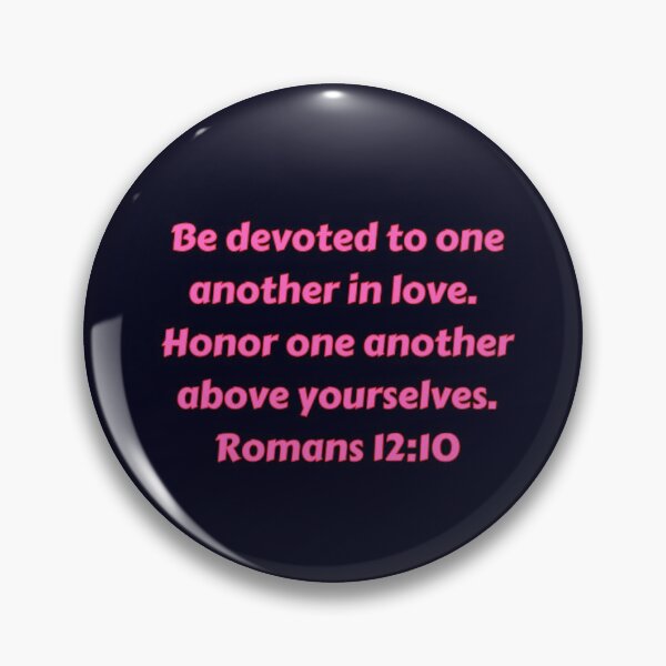 Item preview, Bible Verse Romans 12:10 designed and sold by Prayingwarrior.