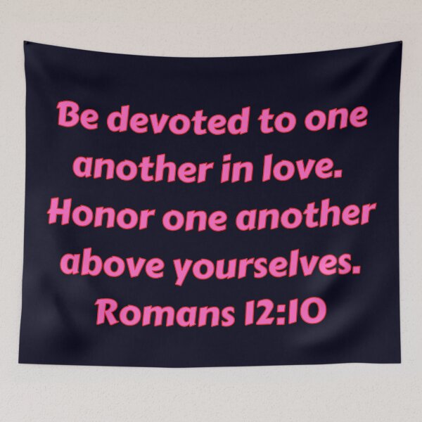 Item preview, Bible Verse Romans 12:10 designed and sold by Prayingwarrior.