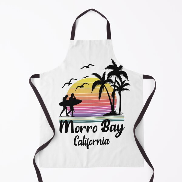 Item preview, Morro Bay California Seaside Retro Sunset designed and sold by Home-Spirit.