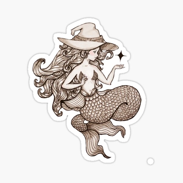Item preview, Undersea Mermaid Witch designed and sold by MyOwnFairytales.