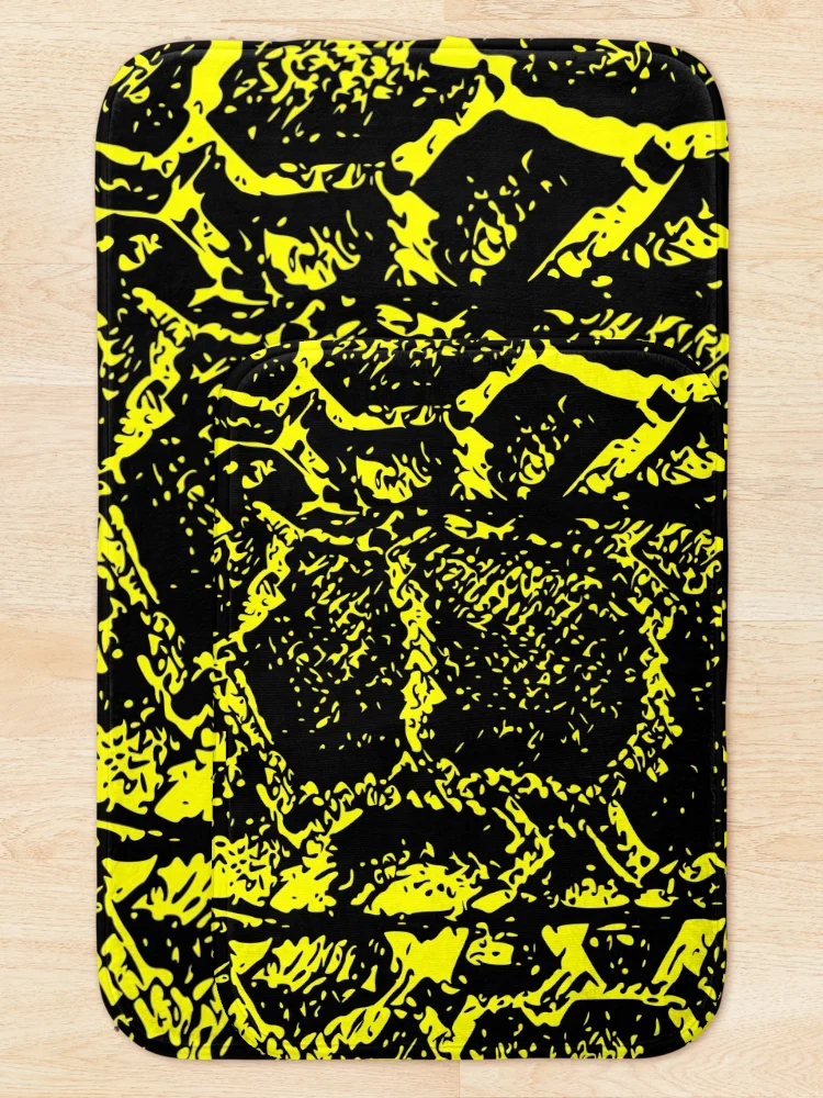 Thumbnail 5 of 6, Bath Mat, Python Skin designed and sold by DesignFantazia.