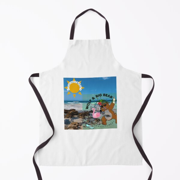 Aperçu de l'œuvre WolfandBigBear Beach Summertime créée et vendue par Lance Ross.