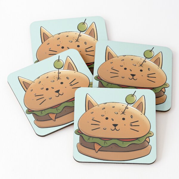 Item preview, Cat Burger Cartoon designed and sold by blurryleedss.