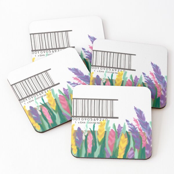 Item preview, Wild Flowers with Barcode  designed and sold by Hannah Kremer.