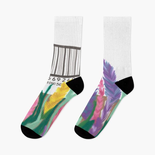 Item preview, Wild Flowers with Barcode  designed and sold by Hannah Kremer.