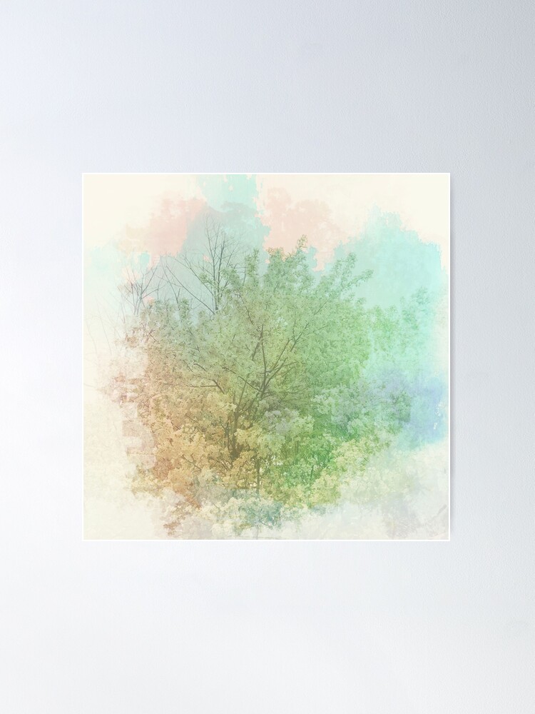 Alternate view of Pastel Spring - Dreamy Crab Apple Tree  Poster