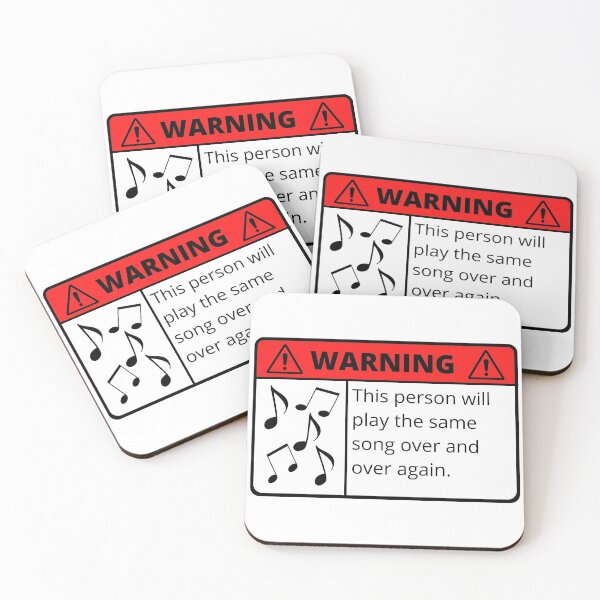 Item preview, WARNING repeat song designed and sold by MoiraGrace.