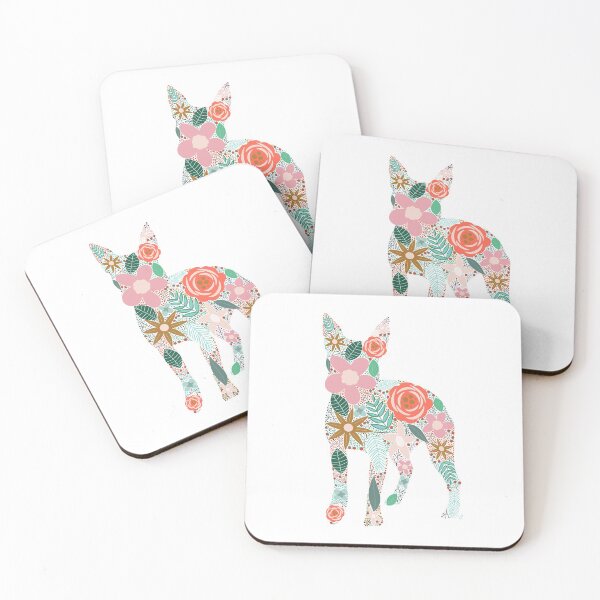 Item preview, Feist Floral Silhouette designed and sold by Nicolestes.