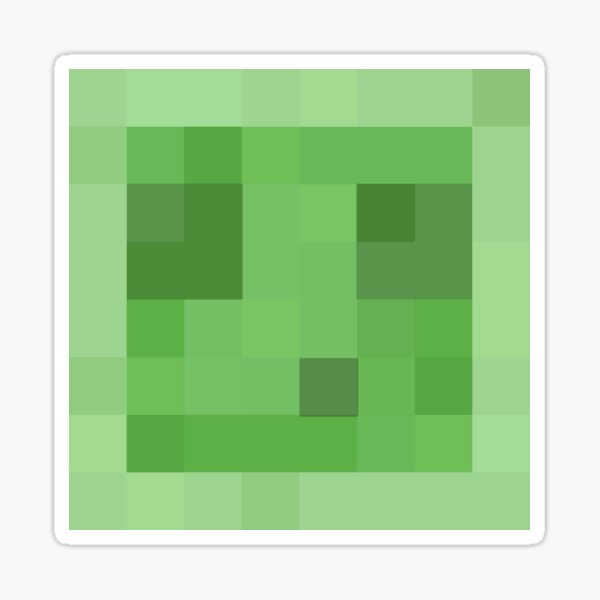 Minecraft Slime Stickers Redbubble