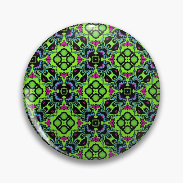 Item preview, Carnaval Cósmico Patrón Verde Brillante Rosa Azul Negro designed and sold by Sector18.