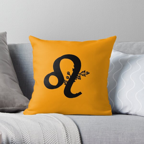 Leo Zodiac Birthday Throw Pillow